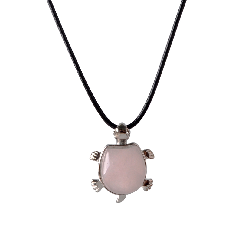 2017 Natural Red Carnelian Turtle Crystal Pendant Women Charka Healing Tortoise Jewelry Necklace 18" for Party in Gift Bags