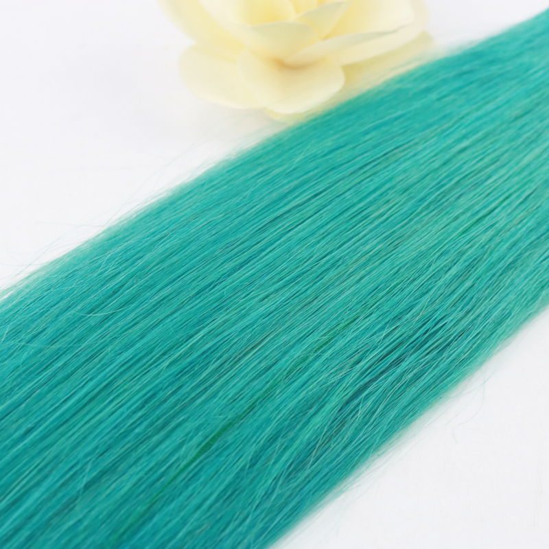 Full Hair 50Gram 20 Pcs Per Package Colorful oF Teal Remy Tape in Extensions Human Hair