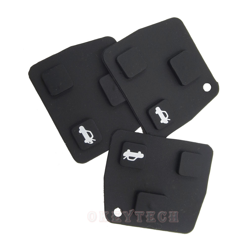 2 3 Button Car Remote Car Key Fob Rubber Pad Stying Cover For Toyota /Avensis /Corolla /Lexus /Rav4