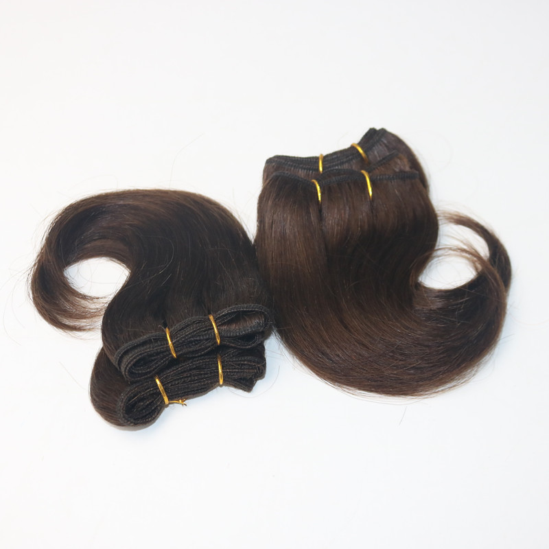 2017 Best Selling 6 Inch Body Wave Hair Brazilian Hair 4Pieces/Lot 100% Human Hair Extension