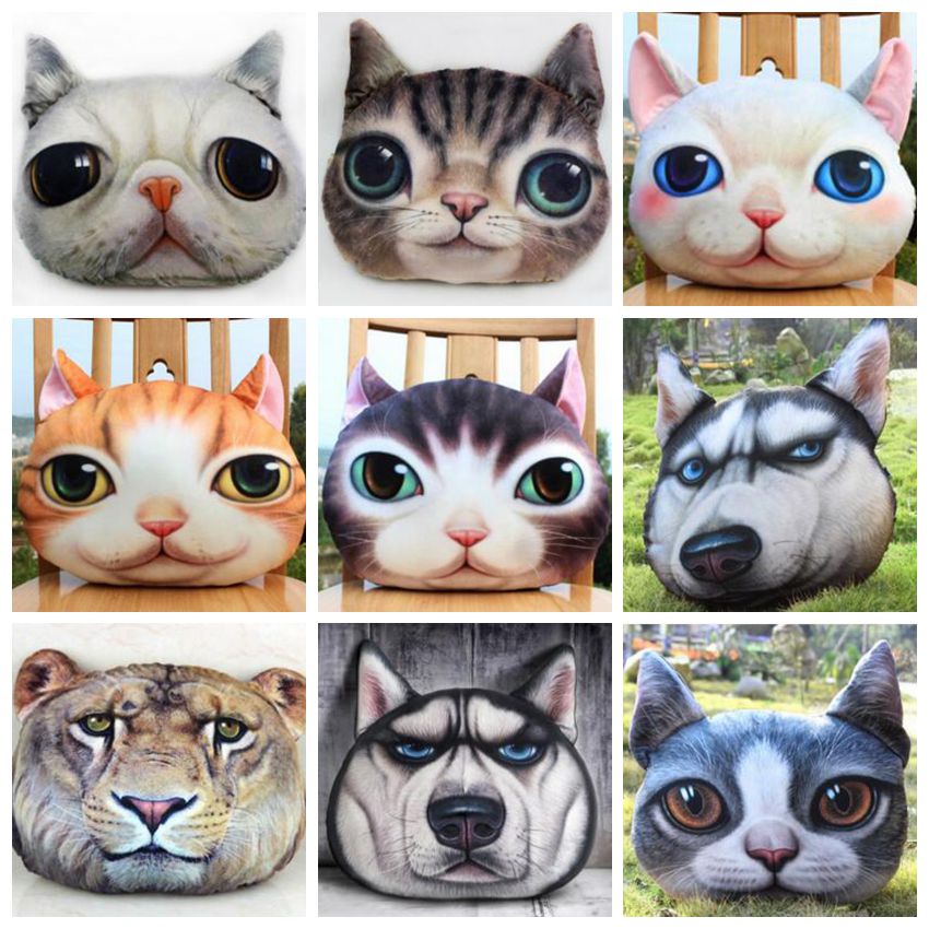 3D Animal Pillow Case Cats Dog Head Pillow Cover Meow Star Doge Cushion Cases Cat Dog Face Pillowcases Home Sofa Car Decor B2321, Remark your choice
3D Animal Pillow Case Cats Dog Head Pillow Cover Meow Star Doge Cushion Cases Cat Dog Face Pillowcases Home Sofa Car Decor B2321, Remark your choice