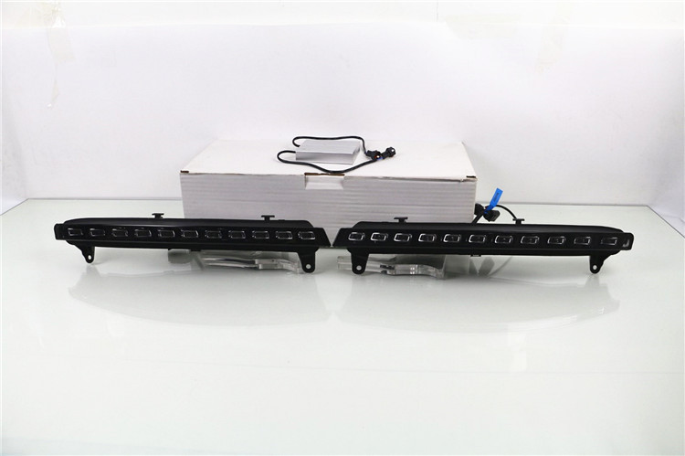 For Audi Q7 2006 2007 2008 2009 06-09 LED Daytime Running Light 2pcs/set DRL Waterproof ABS DC12V DRL Fog Lamp Decoration shipping by DHL