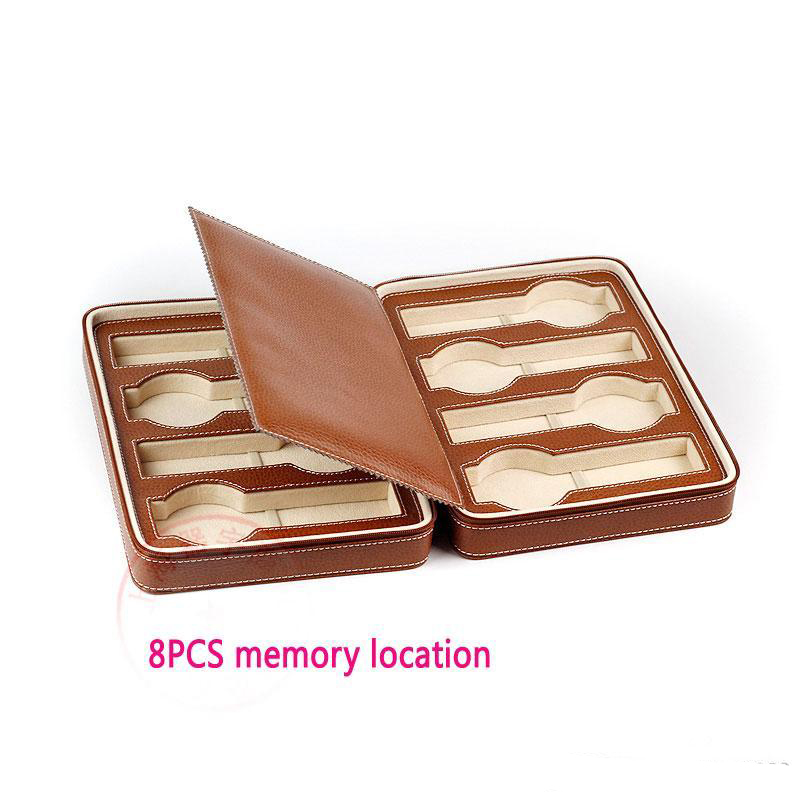 High quality pu leather Watches storage boxs Brown leather watch boxs 2/4/8 memory location boxs glitter2008
High quality pu leather Watches storage boxs Brown leather watch boxs 2/4/8 memory location boxs glitter2008