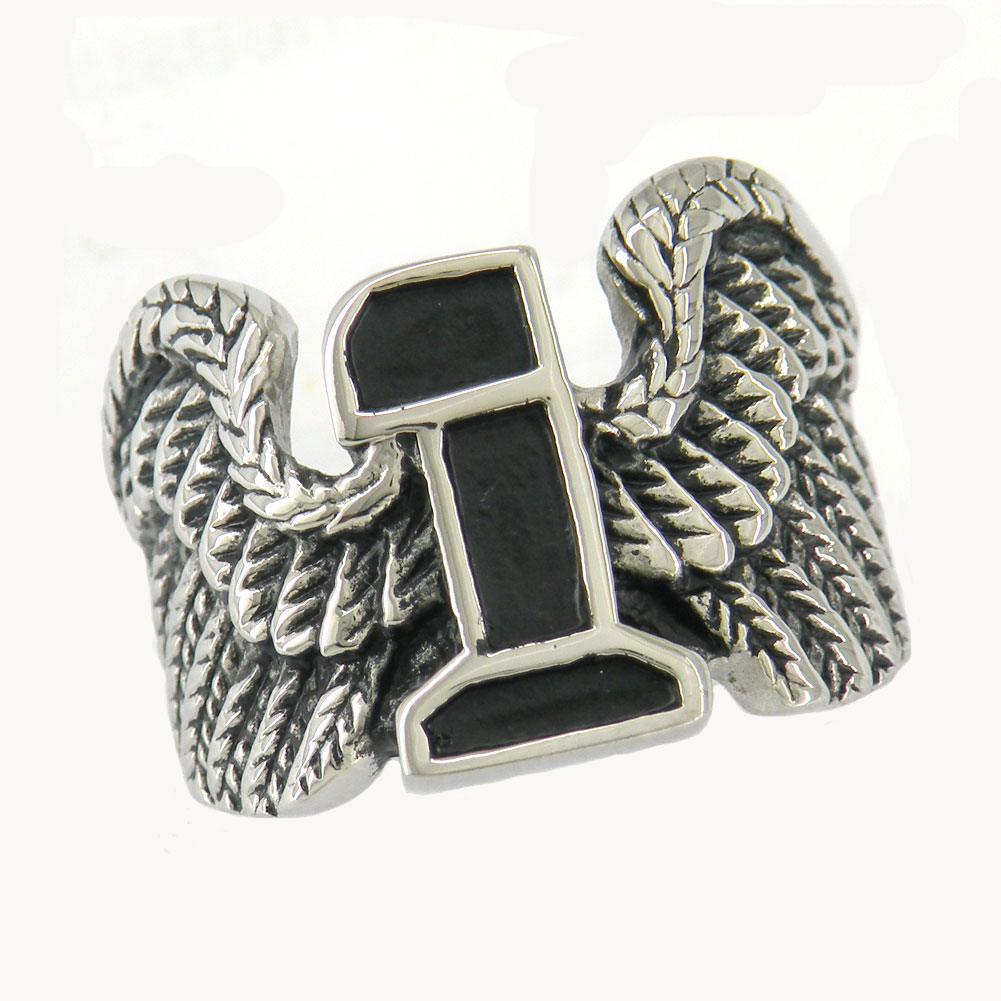 FANSSTEEL STAINLESS STEEL punk vintage mens or womens JEWELRY angel or eagle WING NUMBER ONE BIKER RING GIFT FOR BROTHERS SISTERS 11W66
FANSSTEEL STAINLESS STEEL punk vintage mens or womens JEWELRY angel or eagle WING NUMBER ONE BIKER RING GIFT FOR BROTHERS SISTERS 11W66