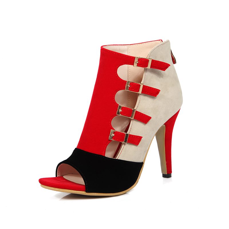 Plus size 33-46 new high quality gladiator sandals women high heels summer pump open toe with buckle party shoes woman, Black
Plus size 33-46 new high quality gladiator sandals women high heels summer pump open toe with buckle party shoes woman, Black