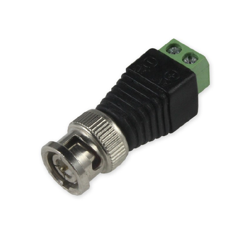 Coaxial Coax CAT5 BNC Male Connector for CCTV Camera Security System Surveillance Accessories New Arrival