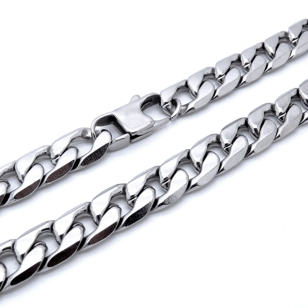 Men Jewelry 100% Stainless Steel Necklace for Man Curb Cuban Chain 12 mm 18" 20" 22" 24" 26" 28" 30" 32" 36" Inches
Men Jewelry 100% Stainless Steel Necklace for Man Curb Cuban Chain 12 mm 18" 20" 22" 24" 26" 28" 30" 32" 36" Inches