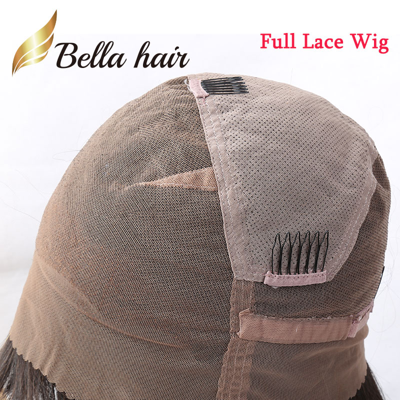 8inch 10inch Blunt Cut Bob Wig Human Hair Pre Cut Glueless Lace Closure Wig Pre Plucked Mature Boss Side Parted Straight Human Hair Short Wigs For Wom