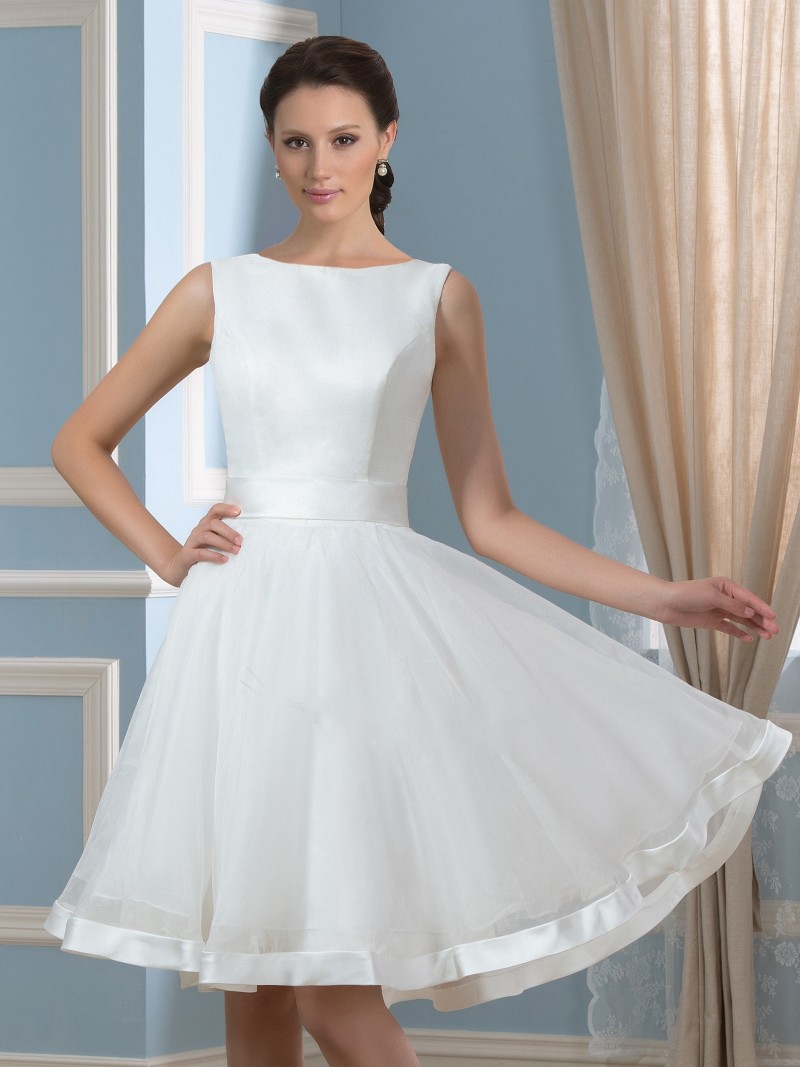 Hot Sale New Simple Casual Wedding Dress 2024 Backless Bow Beach Bridal Party Gowns robe de mariage vestido de noiva Plus Size