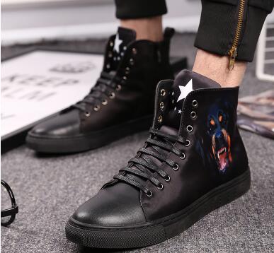 The new high Quality Popular Fashion Casual Shoes For Men Spring Autumn Lace-Up Male Flats High Top Boots, Black
The new high Quality Popular Fashion Casual Shoes For Men Spring Autumn Lace-Up Male Flats High Top Boots, Black
