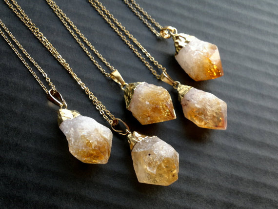 16" Raw Citrine Point Pendant Necklace // Citrine Gemstone Necklace Available in Gold or Silver Electroplated //Raw Citrine BEAUTIFUL YF0502
16" Raw Citrine Point Pendant Necklace // Citrine Gemstone Necklace Available in Gold or Silver Electroplated //Raw Citrine BEAUTIFUL YF0502