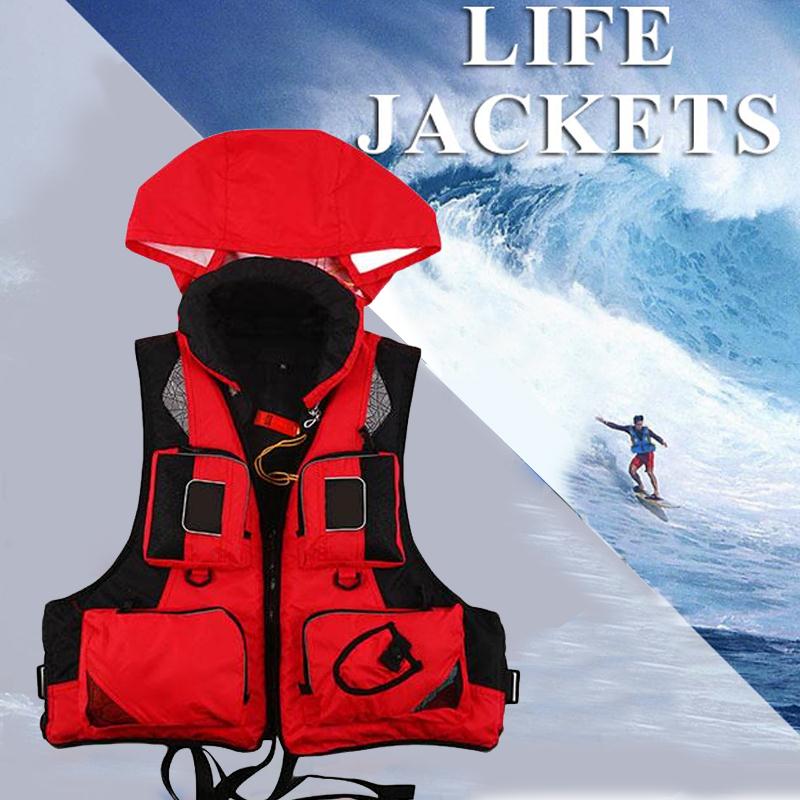 Whole Outdoor Unisex Adult Life Jacket LXXL Fishing Safety Life Vest For Water Sport Drifting Boating Sailing Kayak Survival