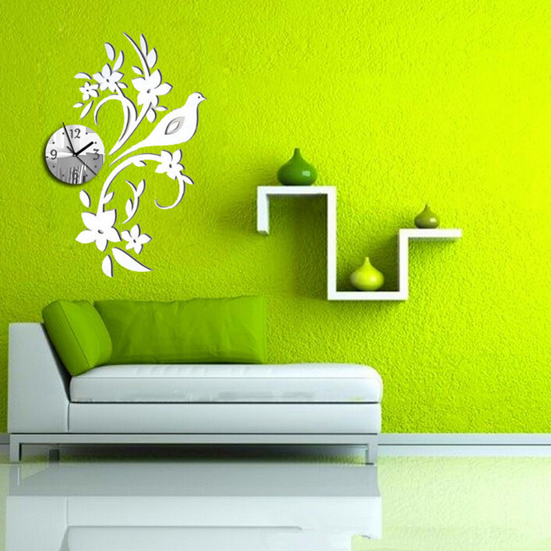 Wholesale- 2016 Hot Sale Wall Clock Clocks Watch Reloj De Pared Horloge Modern Design Large Decorative Quartz Living Room 3d Diy Acrylic