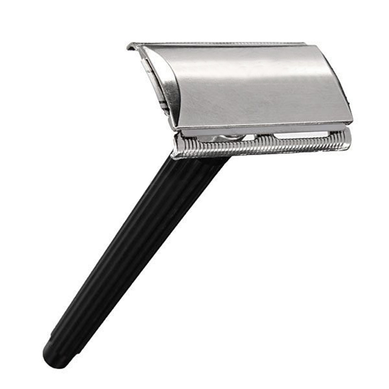 Traditional Men Hand Double Edge Safety Razor Classic Stainless Steel Shaving Hair Blade Razor Manual