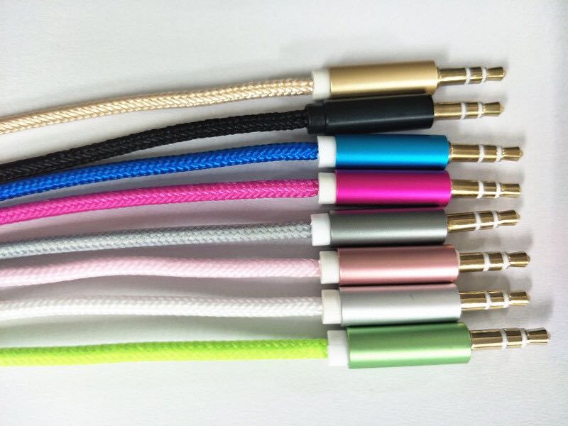 1M Male to Male 3.5mm Universal Gold Plated Auxiliary Audio Stereo Jack Cable AUX Cord Jack to Jack Device