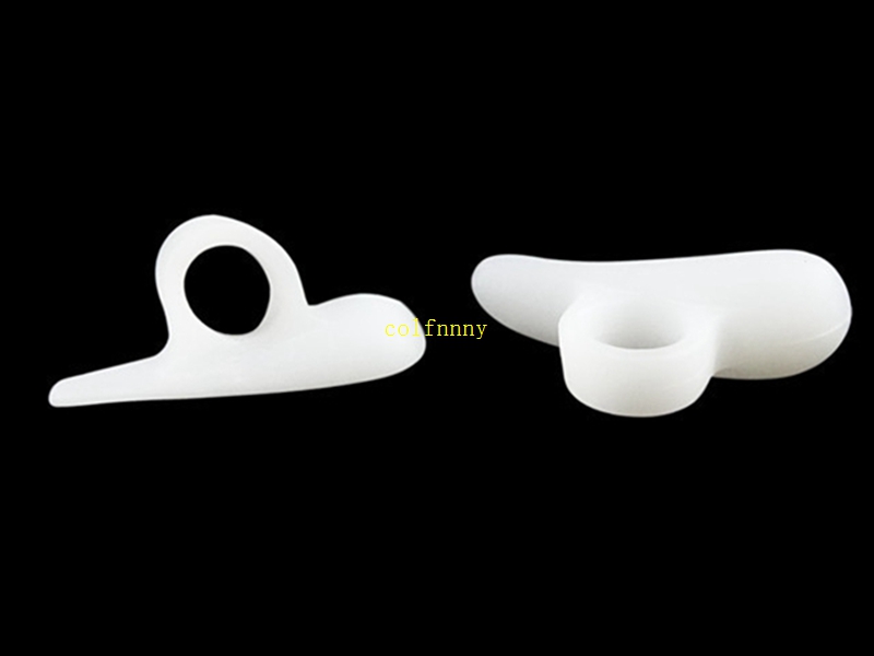 200pcs(=100pairs)/lot Fast shipping Soft Silicone Silipos Gel Toe Separator Crest Hammer Toe Claw Mallet Toe Straightener Aid