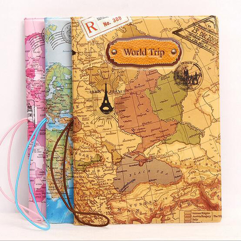 10pcs 2017 New Arrival World Trip Map Travel Passport Holder PVC Passport Cover Wallets Passport Bag Case ID Holder, Brown
10pcs 2017 New Arrival World Trip Map Travel Passport Holder PVC Passport Cover Wallets Passport Bag Case ID Holder, Brown