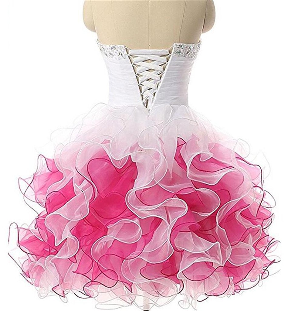2021 Sweetheart Mini Short Prom Homecoming Dresses Plus Size Beaded Crystals Graduation Gown For Cocktail Party