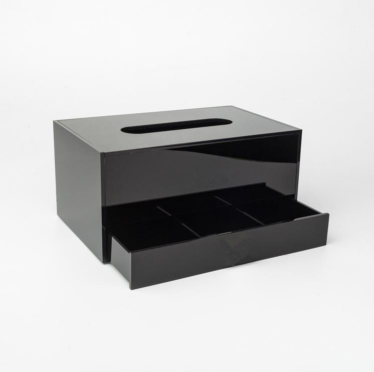 NEW!Classic Acrylic Makeup Box Cosmetic Makeup tissue box Jewelry Storage Tray Tissue Box For Wedding Gift, Black
NEW!Classic Acrylic Makeup Box Cosmetic Makeup tissue box Jewelry Storage Tray Tissue Box For Wedding Gift, Black