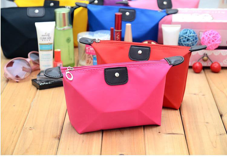 DHXJ New Fashion Large capacity waterproof zipper storage cosmetic bag handbag multicolor optional a691