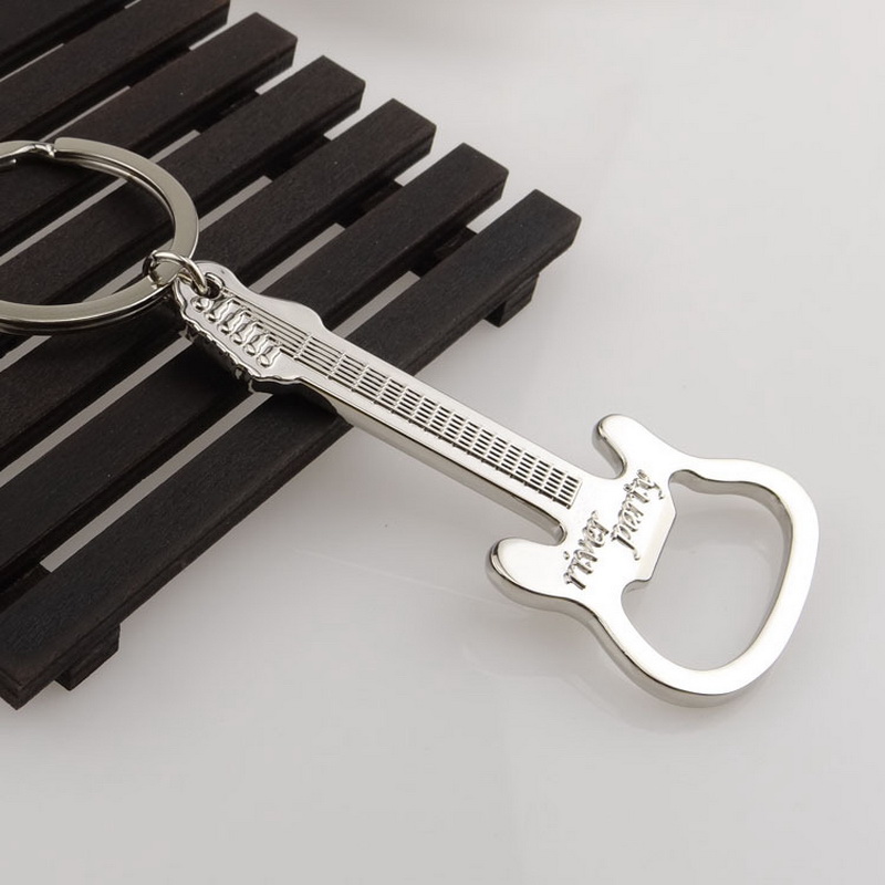 Wedding Supplies Keychain Favors Guitar Alloy Car Key chain Silver Bottle Opener Baby Shower Party Gifts
Wedding Supplies Keychain Favors Guitar Alloy Car Key chain Silver Bottle Opener Baby Shower Party Gifts