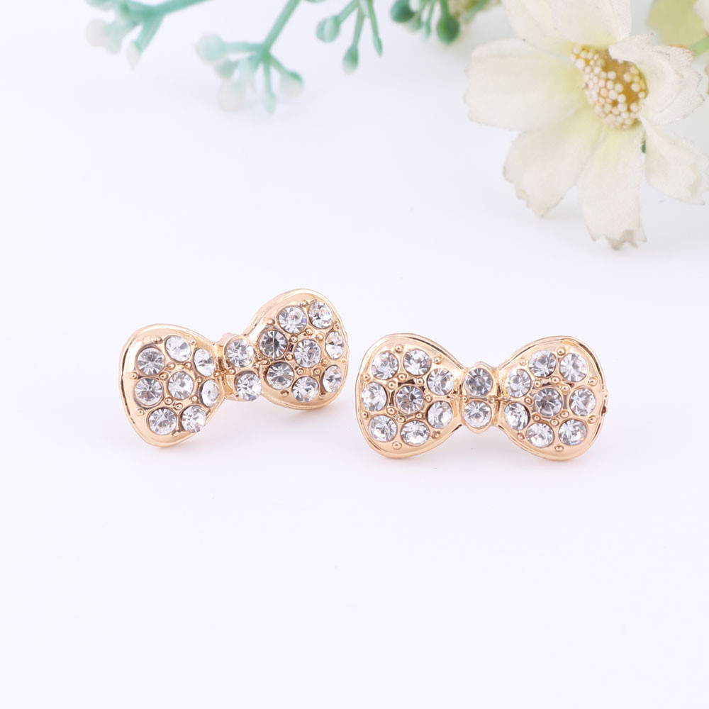 Women 3 Colors Jewelry Sets Gold Plated Statement Necklace With Earrings For Party Wedding Boho Crystal Necklace New Arrival