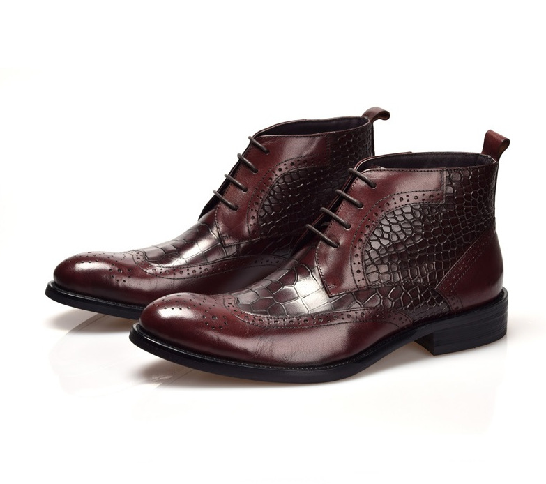 Crocodile Grain black / brown tan wedding shoes mens ankle boots genuine leather formal shoes mens work shoes
Crocodile Grain black / brown tan wedding shoes mens ankle boots genuine leather formal shoes mens work shoes