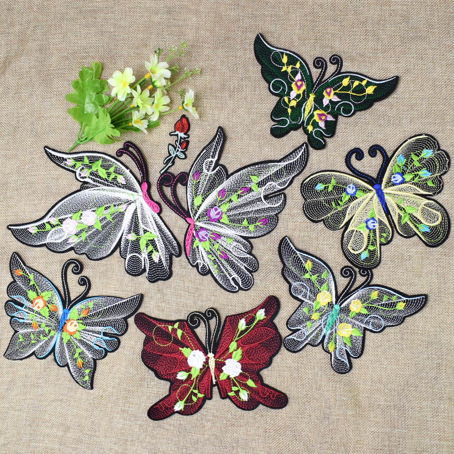 8 Styles Beauty Butterfly Patches for Clothing Bags Iron on Transfer Applique Patch for Dress Jeans DIY Sew on Embroidery Stickers
8 Styles Beauty Butterfly Patches for Clothing Bags Iron on Transfer Applique Patch for Dress Jeans DIY Sew on Embroidery Stickers