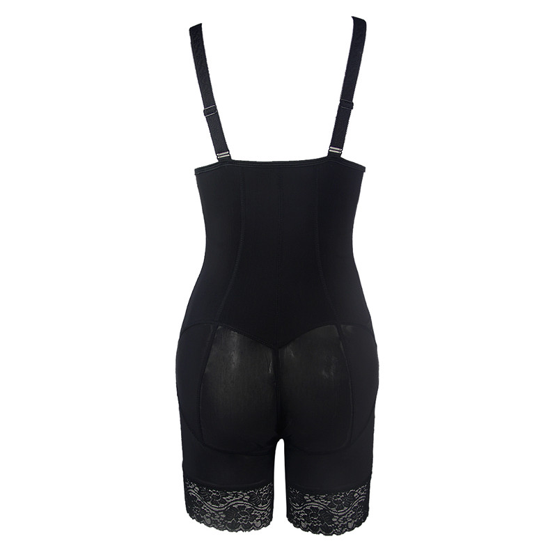 Women Halter Straps Shapers Sheer Underbust Bodysuit Shapewear Slimming Waist Trainer Tummy Control Underwear Butt Lifter Zips Bodyshaper Plus Size 6X