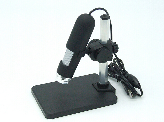 wholesale Wholesale-1000x USB Digital Microscope + holder(new), 8-LED Endoscope with Measurement Software usb microscope