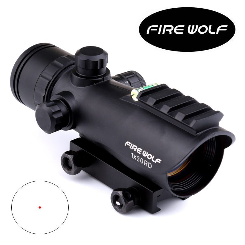 2017 NEW Fire Wolf 1X30 Hunting Tactical Riflescopes Bubble Level Red Green Dots Optical Sight Scope Adjustable Scope
2017 NEW Fire Wolf 1X30 Hunting Tactical Riflescopes Bubble Level Red Green Dots Optical Sight Scope Adjustable Scope
