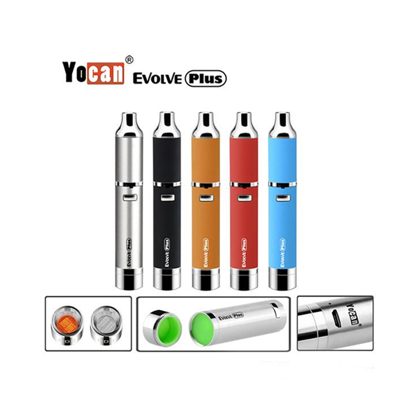100% Original Yocan Evolve Plus Kit 1100mAh Best Portable Wax Pen Wax Vaporizer Quartz Dual Coil of Evolve Vaporizer Pen E-cigarette Kits
100% Original Yocan Evolve Plus Kit 1100mAh Best Portable Wax Pen Wax Vaporizer Quartz Dual Coil of Evolve Vaporizer Pen E-cigarette Kits