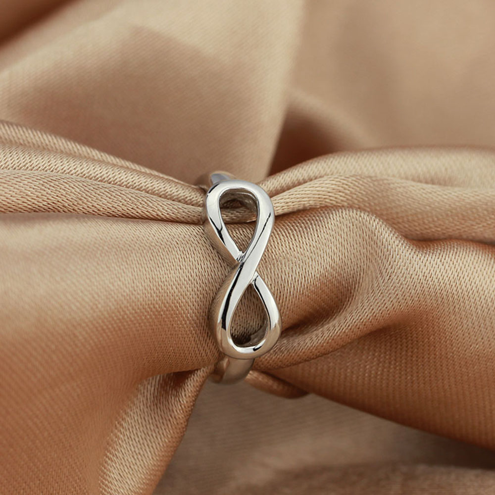 yizhan Best Friend Gift High Quality 925 Sterling Silver Infinity Ring Endless Love Symbol Wholesale Fashion Rings For Women #SI1137