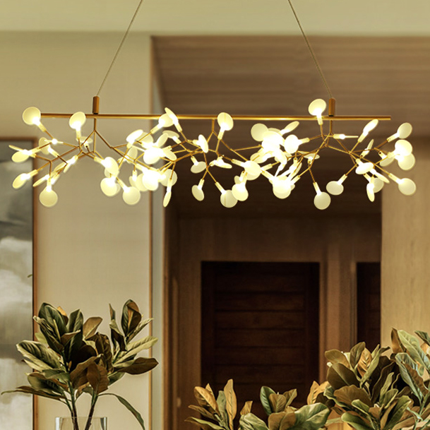 LED Modern Pendant Lamps Firefly Branch Hang chandeliers Lights Fixture Home Indoor Lighting European Romantic Dining Room Bedroom Hanging Droplight 1