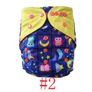 2015 Hot SALE AIO reusable washable Nappies bamboo charcoal double gusset cloth diaper One Size Fit All Free Shipping China Factory