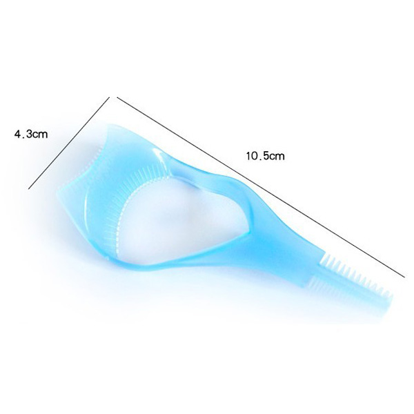 Wholesale-Eyelash Comb Brush Cosmetic Tool Curler Mascara Guard Comb 3 in 1 Tools Women Beauty Health