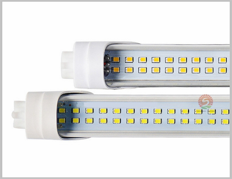 Sunway SMD2835 4FT 1200MM tubes 25W 28W double line LED chips LED Tube Lamps 50w Fluorescent Replacement 48" 1200mm Energy Saving UL