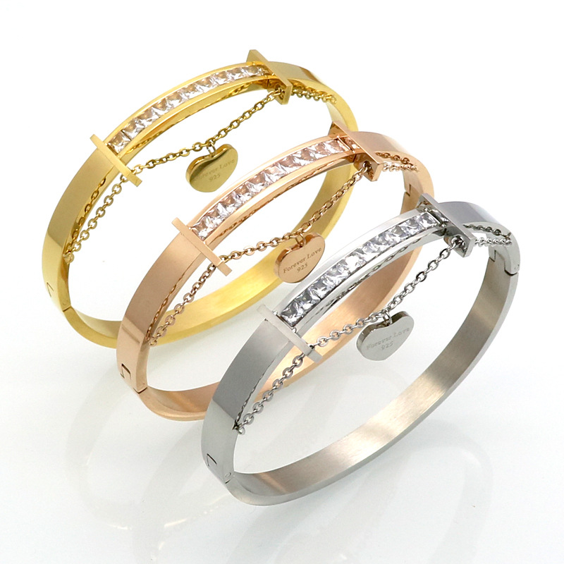 Fashion Jewelry Stainless Steel open cuff heart charms bracelet bangles for men women t style
Fashion Jewelry Stainless Steel open cuff heart charms bracelet bangles for men women t style