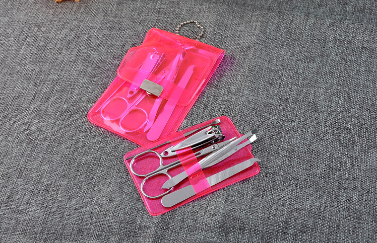 High Quality 50pcs Stainless Steel Nail Care Set Pedicure Scissors Tweezer Knife Ear Pick Utility Nail Clipper Kit Manicure Set