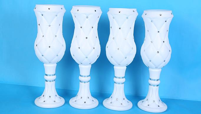 75cm high-end atmosphere viscose plastic vase wedding products wholesale wedding shop decoration Road cited Free shipping WQ12