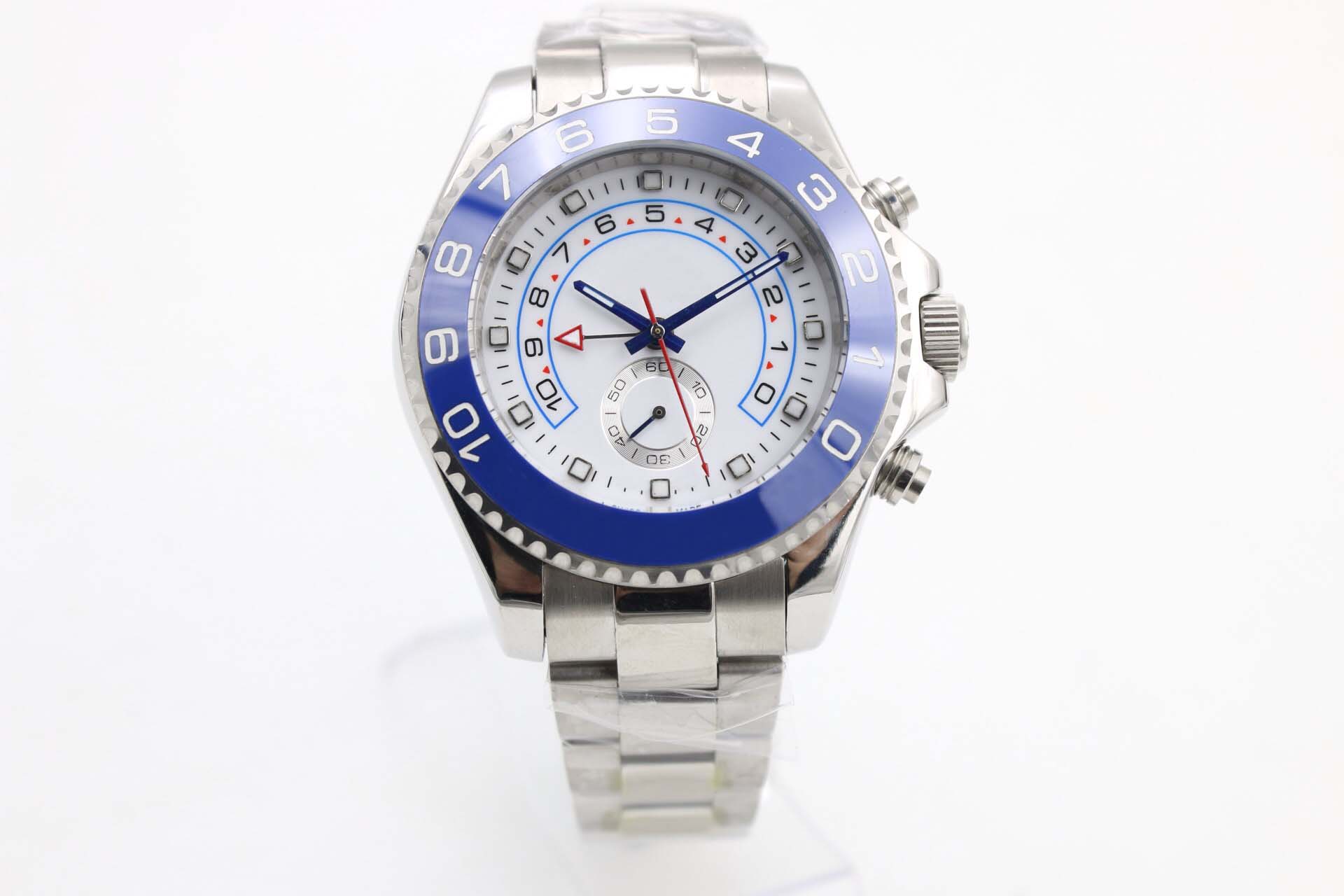 Watch 44mm Large Dial Waterproof Yacht Men Watch Automatic Blue Ceramic Steel Strap Stainless Bezel Super Luminous Function, Just make up the difference
Watch 44mm Large Dial Waterproof Yacht Men Watch Automatic Blue Ceramic Steel Strap Stainless Bezel Super Luminous Function, Just make up the difference