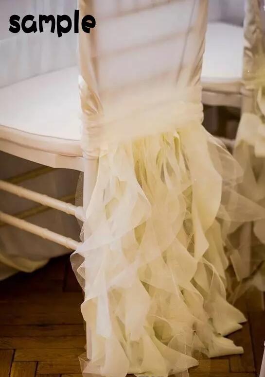 Link For Chair Cover Romantic Beautiful Cheap New Arrival Real Picture Chair Sashes Colorful Wedding Supplies
