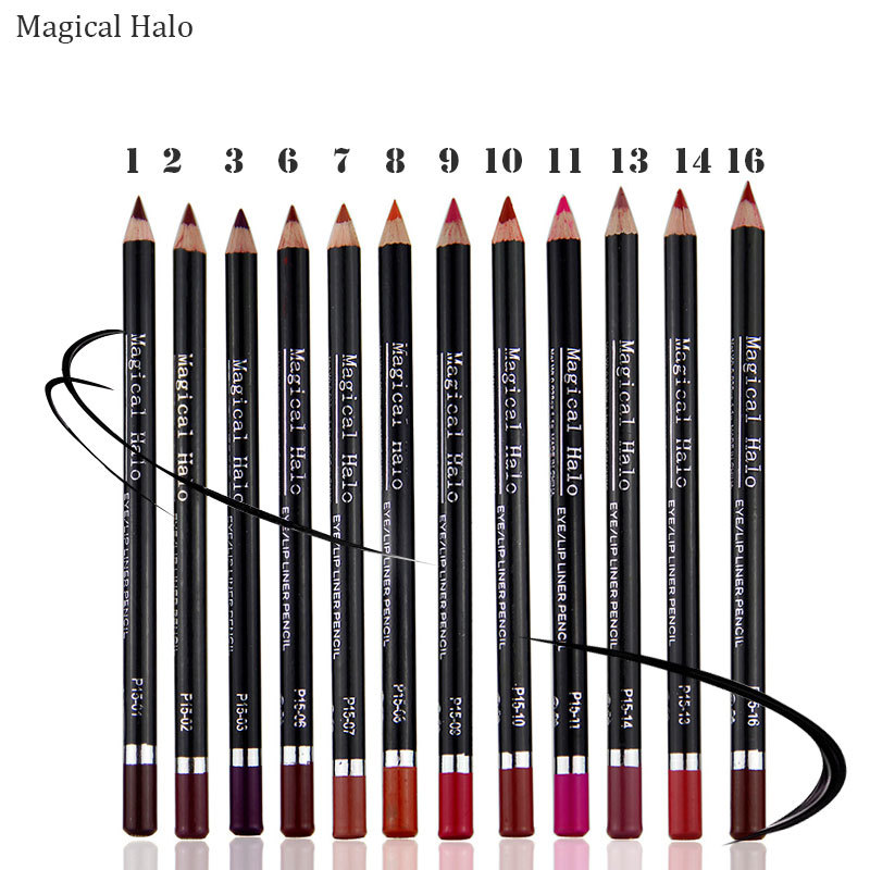 Wholesale-12pcs/lot New Magical Halo Lipliner 12 Colors Non-dizzy Waterproof Long-lasting Lip Liner Pencil Smooth Soft Red Makeup
Wholesale-12pcs/lot New Magical Halo Lipliner 12 Colors Non-dizzy Waterproof Long-lasting Lip Liner Pencil Smooth Soft Red Makeup