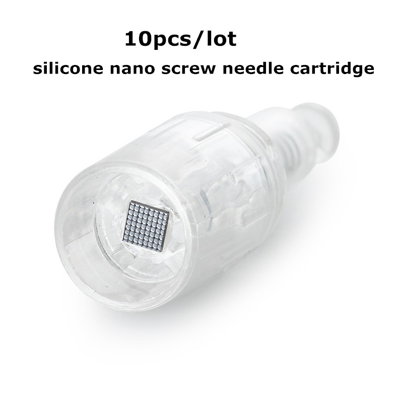 10pcs/lot Derma Pen Silicon Nano Screw Mount Needle Cartridge For Microneedle Therapy Electric Auto Micro Derma Needle Cartridge
10pcs/lot Derma Pen Silicon Nano Screw Mount Needle Cartridge For Microneedle Therapy Electric Auto Micro Derma Needle Cartridge