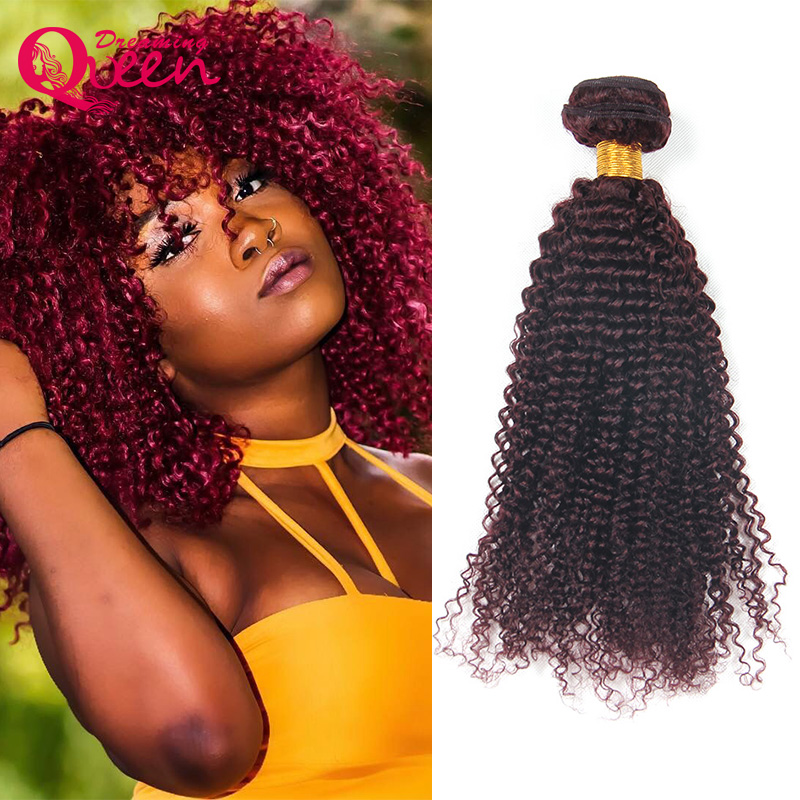 99J Burgundy Color Brazilian Kinky Curly Human Hair Extension Virgin Human Hair Weave 3 Bundles Dreaming Queen Hair Free Shipping
99J Burgundy Color Brazilian Kinky Curly Human Hair Extension Virgin Human Hair Weave 3 Bundles Dreaming Queen Hair Free Shipping
