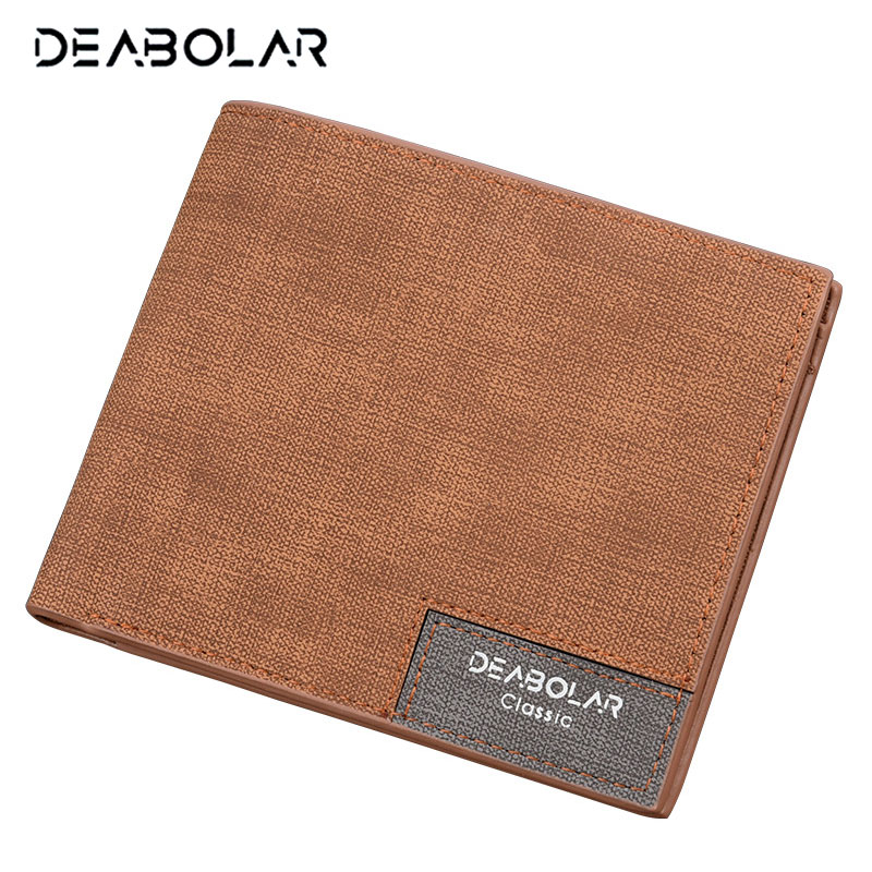 Wholesale- Hot Promotion!! DEABOLAR 2017 Vintage Man Wallet Male Slim Leather Wallets Thin Money Dollar Card Holder Purses for Men, Black
Wholesale- Hot Promotion!! DEABOLAR 2017 Vintage Man Wallet Male Slim Leather Wallets Thin Money Dollar Card Holder Purses for Men, Black