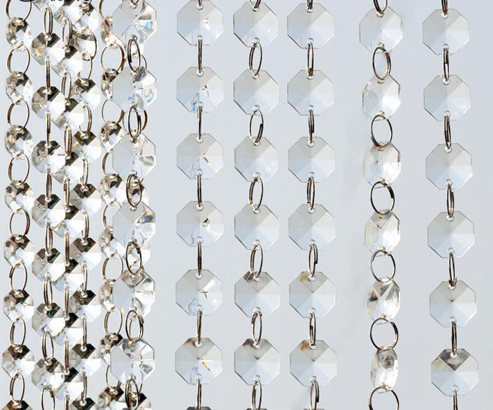 14mm Crystal Clear Acrylic Hanging Beads Chain silvery ring Garland Curtain Chandelier party wedding XMAS Tree decoration event supplies
14mm Crystal Clear Acrylic Hanging Beads Chain silvery ring Garland Curtain Chandelier party wedding XMAS Tree decoration event supplies