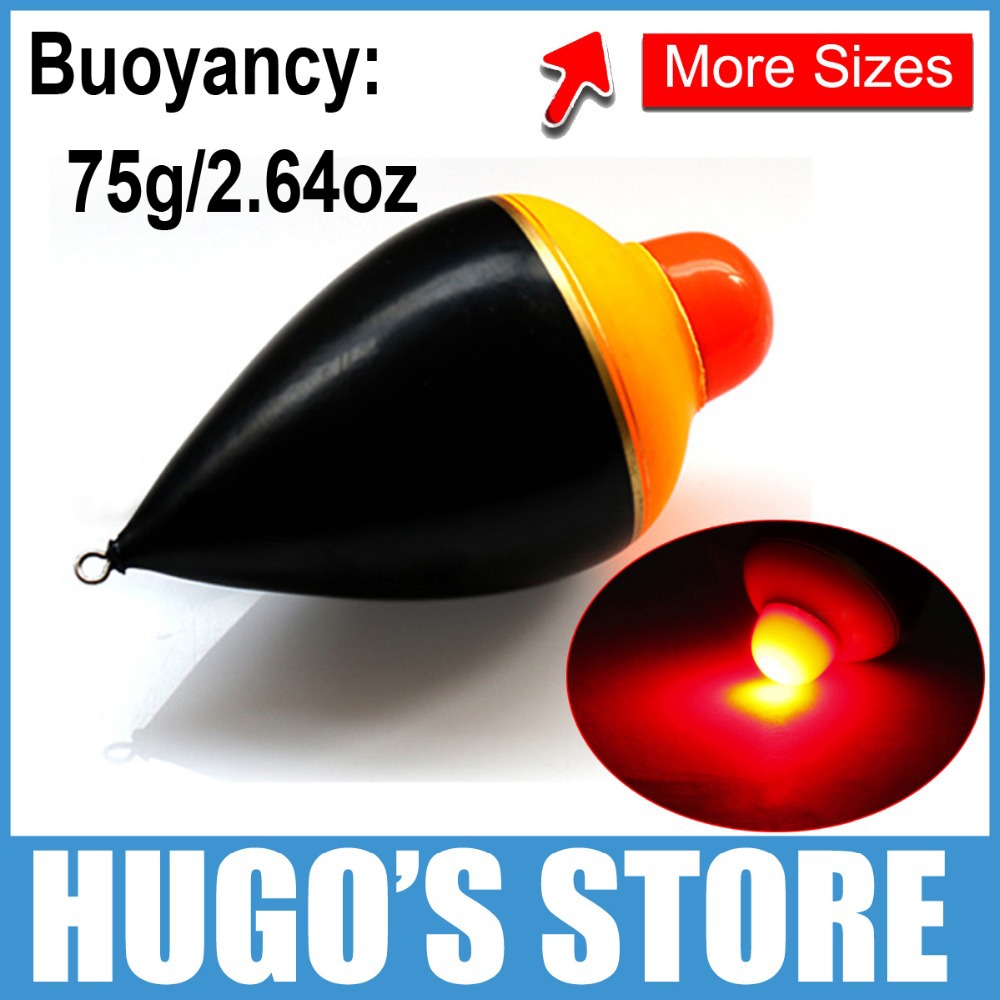 Wholesale- LY #20 (4 PCS) 75g 2.64oz buoy good quality EVA Electronic Fishing Float Bobber Luminous Bobbers fishing Floats night fishing
Wholesale- LY #20 (4 PCS) 75g 2.64oz buoy good quality EVA Electronic Fishing Float Bobber Luminous Bobbers fishing Floats night fishing