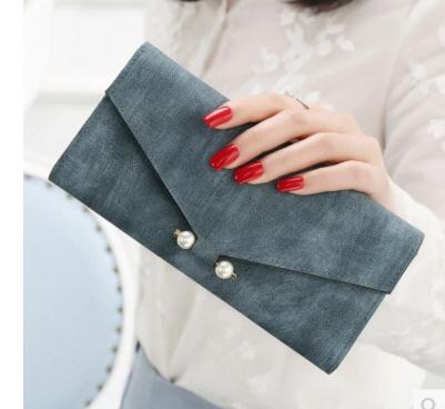 Free shipping new style 2017 fashion Wallets lady long style wallet zipper purse coin purse with box