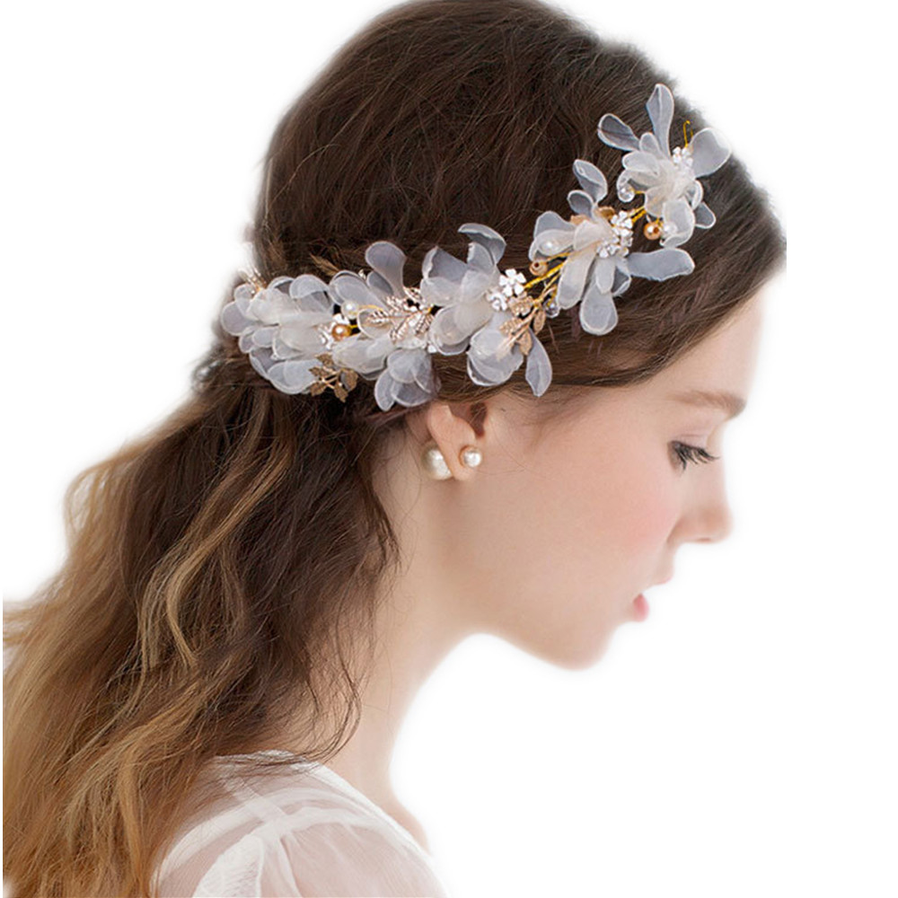 headpiece flowers hair headbands for women bridal hair accessories bridal headpieces crowns headpieces for wedding headdress accessories